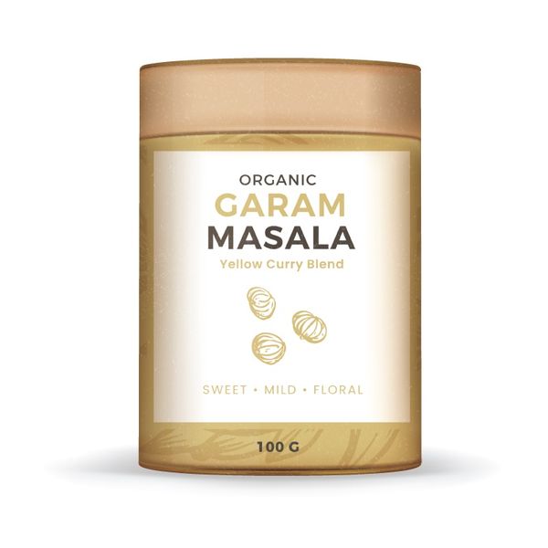有機 印度風 Garam Masala Yellow Curry輕辣香料粉 快樂家庭網上店 最用心入貨的網上食材Select Shop