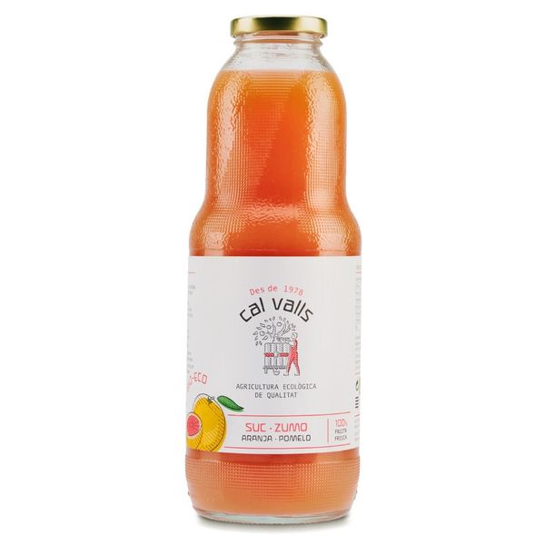 Spanish Organic grapefruit Juice(1000ml)(Glass Bottle) Happy Families