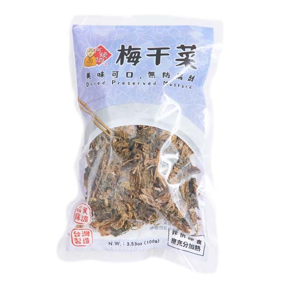 台灣苗栗天然無添加阿煥伯梅干菜 梅乾菜 梅菜 100g 快樂家庭網上店 最用心入貨的網上食材select Shop